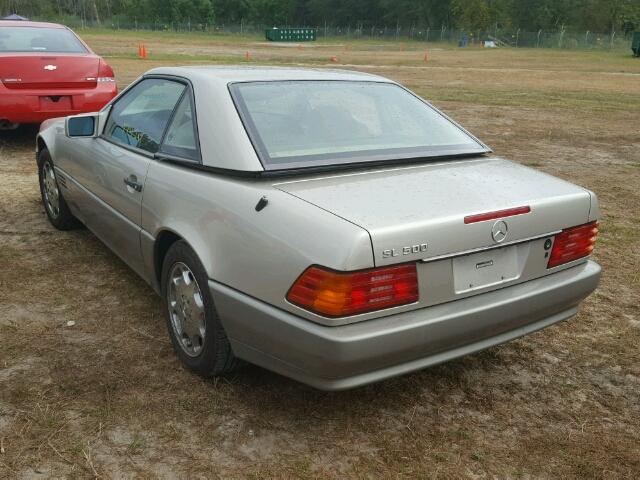 WDBFA66E2NF064069 - 1992 MERCEDES-BENZ 500 SL BEIGE photo 3