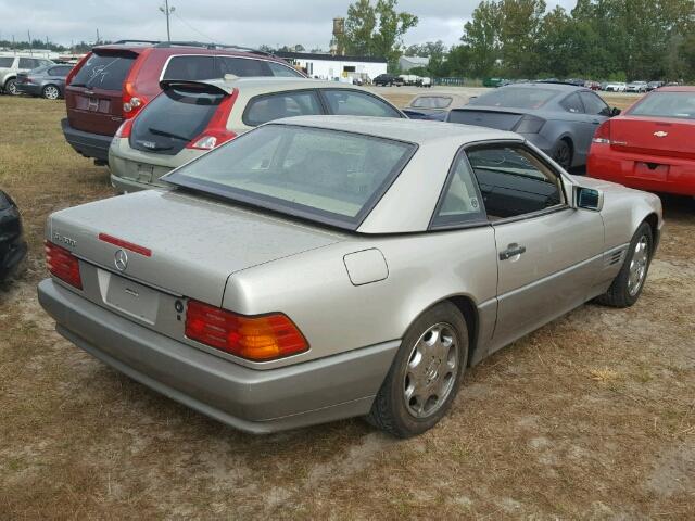 WDBFA66E2NF064069 - 1992 MERCEDES-BENZ 500 SL BEIGE photo 4