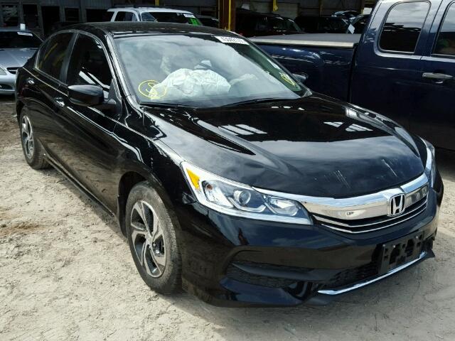 1HGCR2F38GA132820 - 2016 HONDA ACCORD LX BLACK photo 1