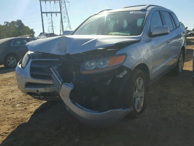 5NMSH73E67H063275 - 2007 HYUNDAI SANTA FE S Կապույտ լուսանկար 2