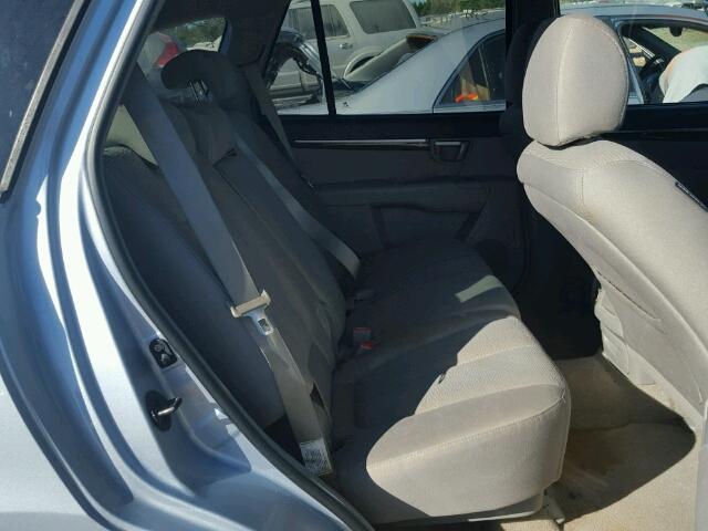 5NMSH73E67H063275 - 2007 HYUNDAI SANTA FE S Կապույտ լուսանկար 6