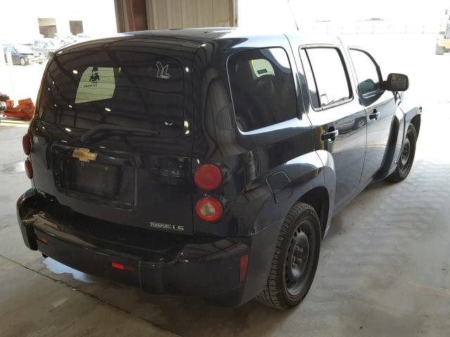 3GNCA13B29S640057 - 2009 CHEVROLET HHR LS BLACK photo 4