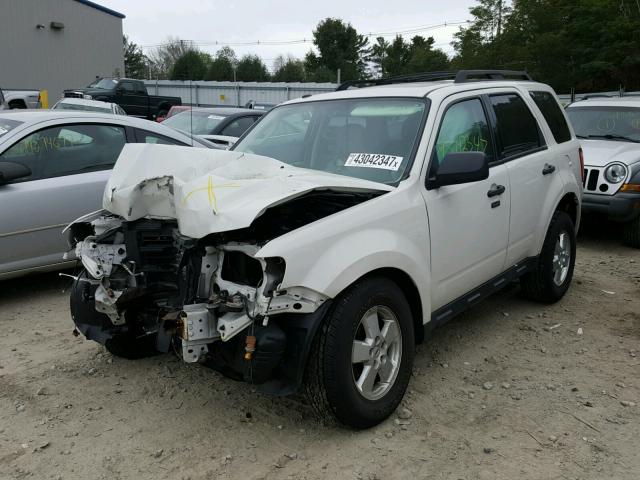 1FMCU9D76CKB00850 - 2012 FORD ESCAPE XLT WHITE photo 2