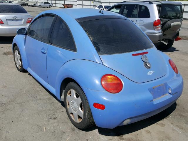 3VWCD21CX1M425355 - 2001 VOLKSWAGEN NEW BEETLE BLUE photo 3