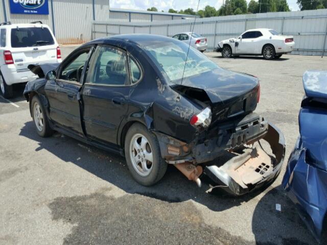 1FAFP53U25A213086 - 2005 FORD TAURUS SE BLACK photo 3