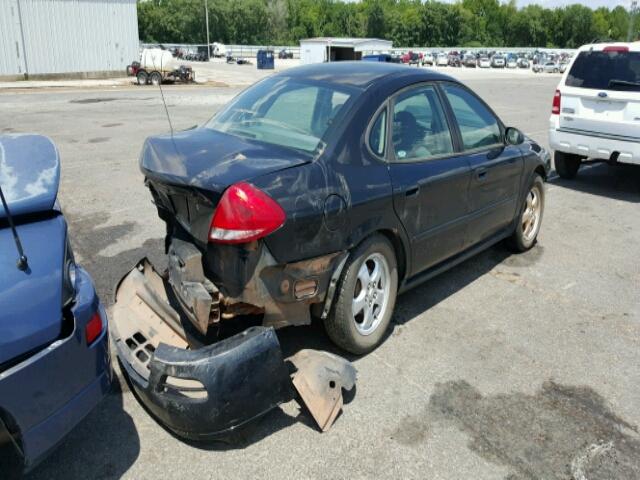 1FAFP53U25A213086 - 2005 FORD TAURUS SE BLACK photo 4