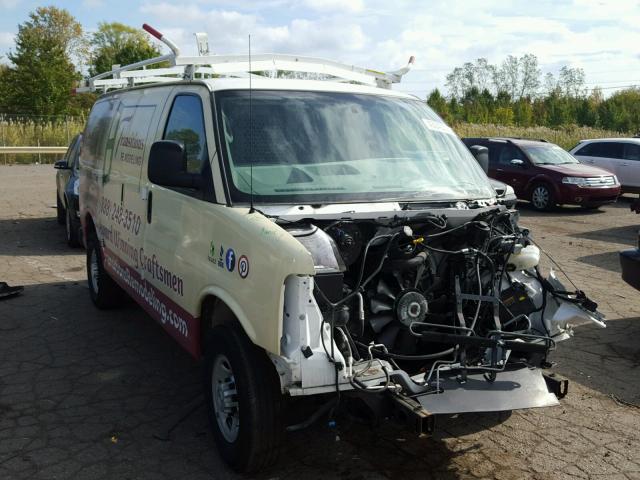 1GCWGFCFXF1287696 - 2015 CHEVROLET EXPRESS G2 WHITE photo 1