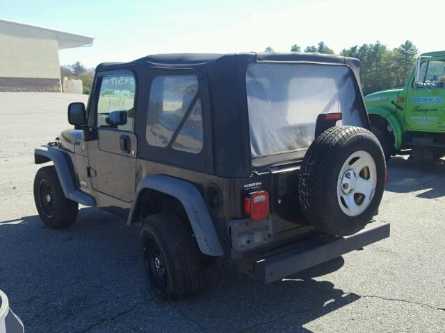 1J4FA291X6P766424 - 2006 JEEP WRANGLER / BLACK photo 3