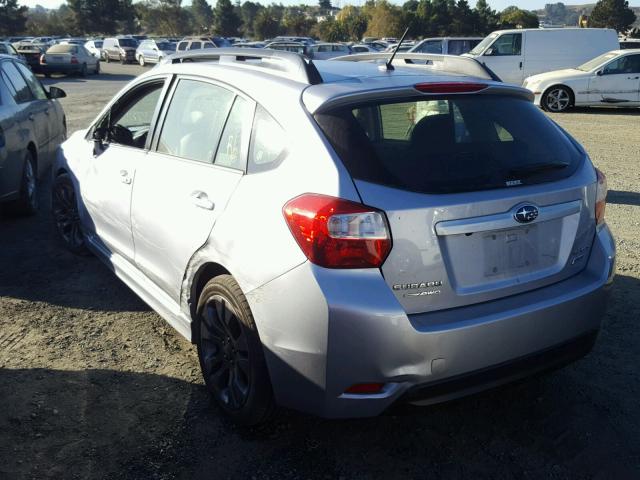 JF1GPAS60E8319043 - 2014 SUBARU IMPREZA SP SILVER photo 3