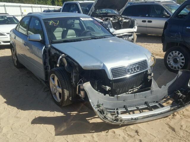 WAUJC68E84A173616 - 2004 AUDI A4 BLUE photo 1