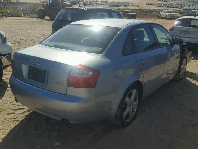 WAUJC68E84A173616 - 2004 AUDI A4 BLUE photo 4