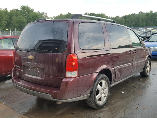 1GNDV33128D187147 - 2008 CHEVROLET UPLANDER L BURGUNDY photo 4