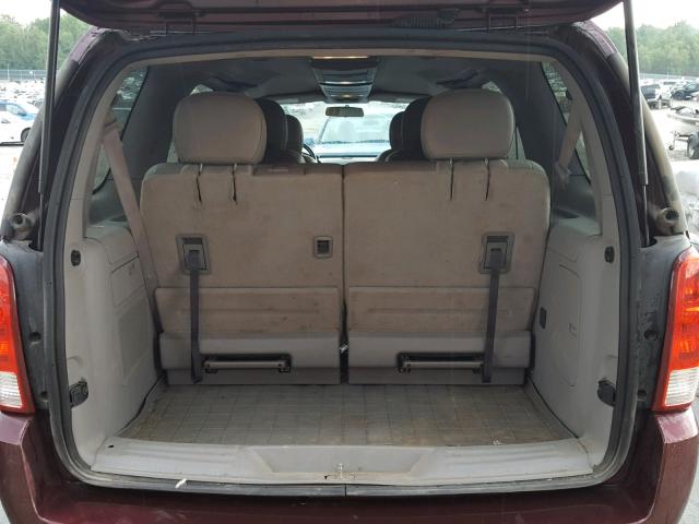 1GNDV33128D187147 - 2008 CHEVROLET UPLANDER L 勃艮第红 照片 9