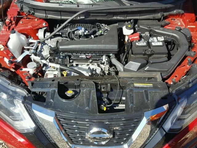 5N1AT2MT3HC792064 - 2017 NISSAN ROGUE BURGUNDY photo 7