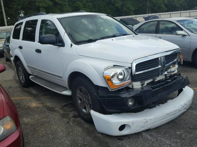 1D8HB58D74F185086 - 2004 DODGE DURANGO LI WHITE photo 1