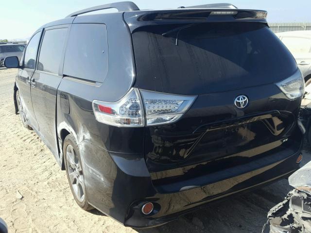 5TDXK3DC6FS570086 - 2015 TOYOTA SIENNA SPO BLACK photo 3