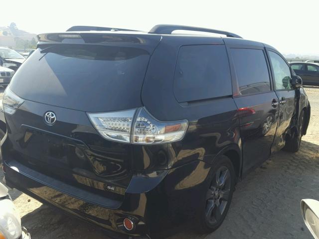 5TDXK3DC6FS570086 - 2015 TOYOTA SIENNA SPO BLACK photo 4