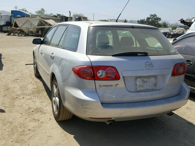 1YVFP82D745N75428 - 2004 MAZDA 6 S SILVER photo 3