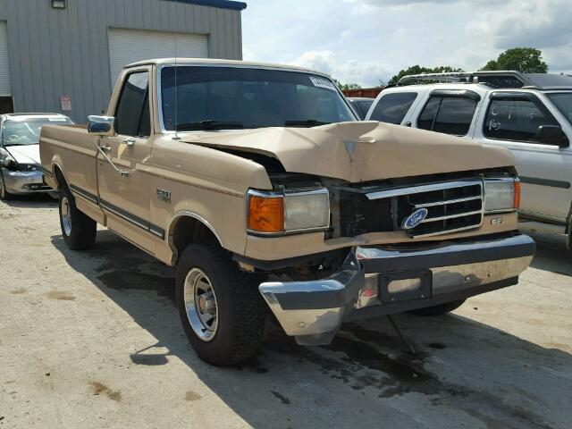 1FTEF15NXLLB22432 - 1990 FORD F150 BEIGE photo 1