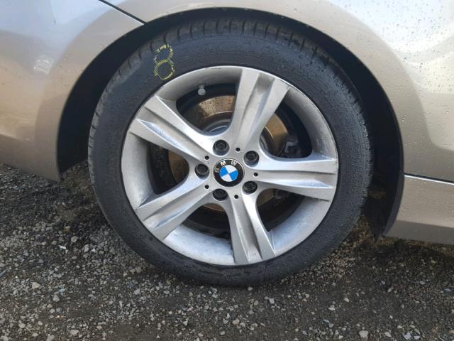 WBAUN135X9VH81285 - 2009 BMW 128 I SILVER photo 9