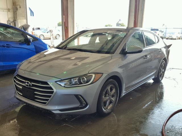 5NPD94LA0HH129261 - 2017 HYUNDAI ELANTRA EC GRAY photo 2