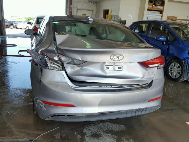 5NPD94LA0HH129261 - 2017 HYUNDAI ELANTRA EC GRAY photo 9