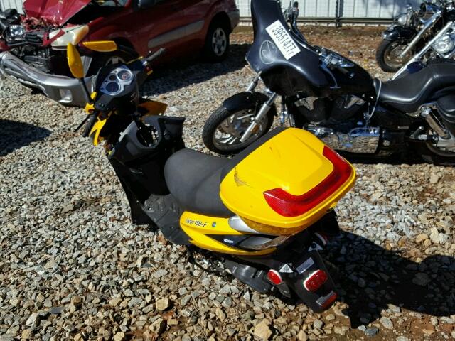 LYDM7TKH9G1500201 - 2016 YIBEN SCOOTER YELLOW photo 3