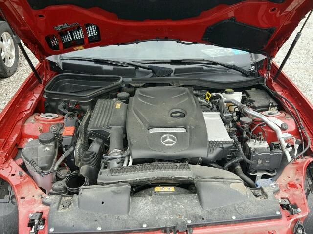 WDDPK3JA1GF117035 - 2016 MERCEDES-BENZ SLK 300 RED photo 7