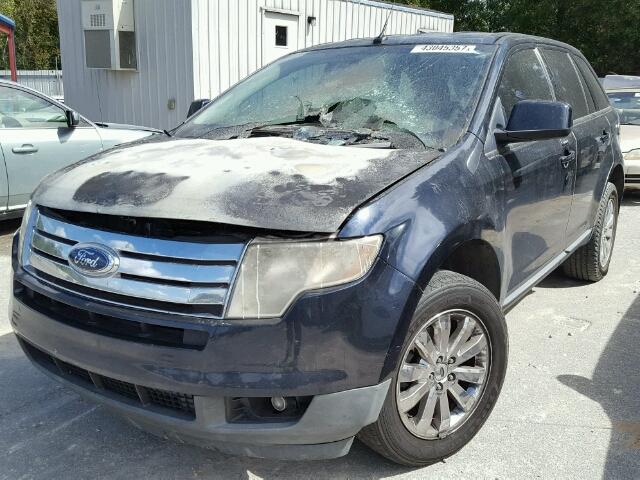 2FMDK3KC4ABA55969 - 2010 FORD EDGE LIMIT BLUE photo 2