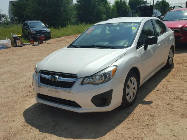 JF1GJAA68EH008849 - 2014 SUBARU IMPREZA BA WHITE photo 2