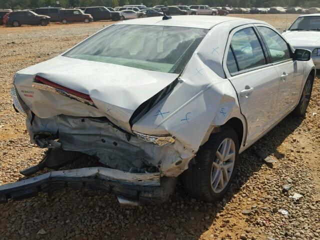 3FAHP0JG1AR311339 - 2010 FORD FUSION WHITE photo 4