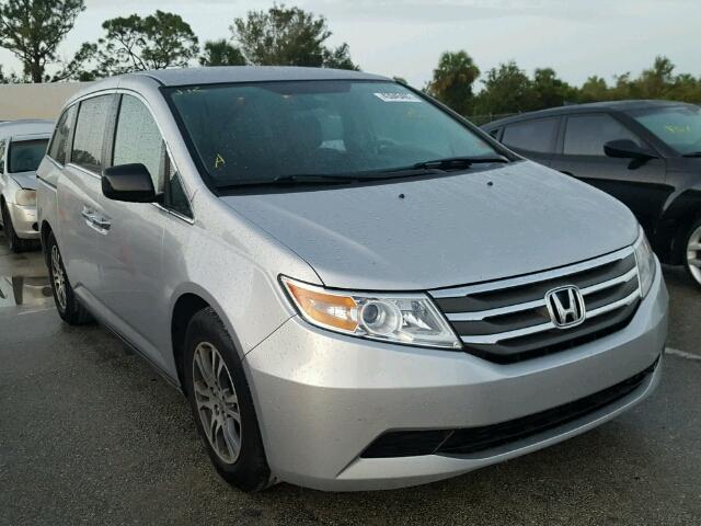 5FNRL5H49DB073913 - 2013 HONDA ODYSSEY EX SILVER photo 1