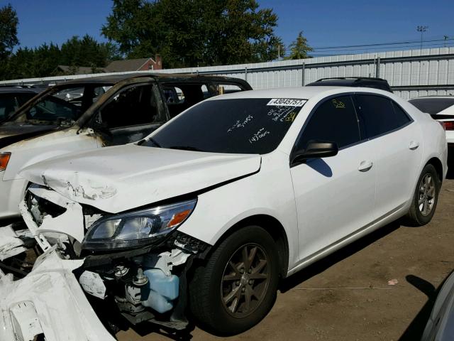 1G11A5SA5DU143005 - 2013 CHEVROLET MALIBU LS WHITE photo 2