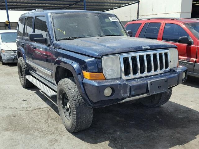 1J8HG58236C123681 - 2006 JEEP COMMANDER BLUE photo 1