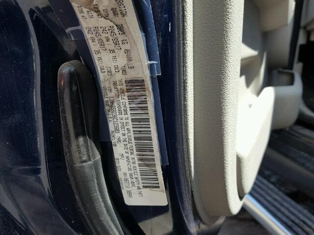 1J8HG58236C123681 - 2006 JEEP COMMANDER BLUE photo 10