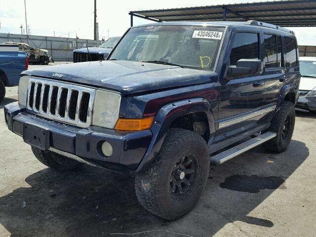1J8HG58236C123681 - 2006 JEEP COMMANDER BLUE photo 2