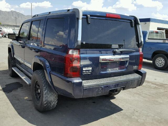 1J8HG58236C123681 - 2006 JEEP COMMANDER BLUE photo 3