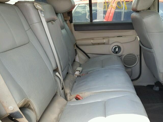 1J8HG58236C123681 - 2006 JEEP COMMANDER BLUE photo 6