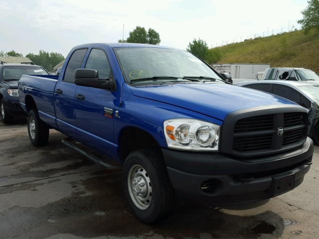 3D7KS28A28G195589 - 2008 DODGE RAM 2500 S BLUE photo 1