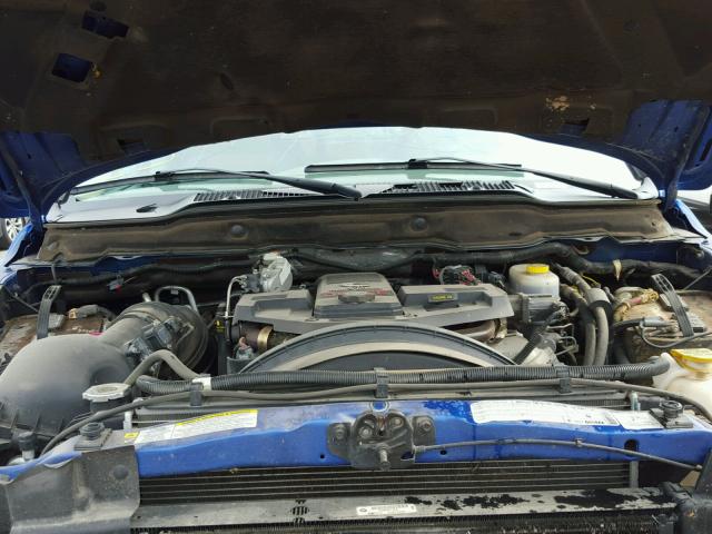 3D7KS28A28G195589 - 2008 DODGE RAM 2500 S BLUE photo 7