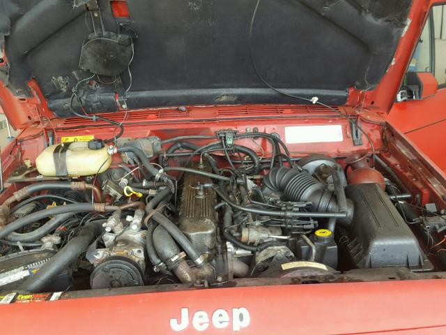 1J4FJ78L1KL639627 - 1989 JEEP CHEROKEE L RED photo 7