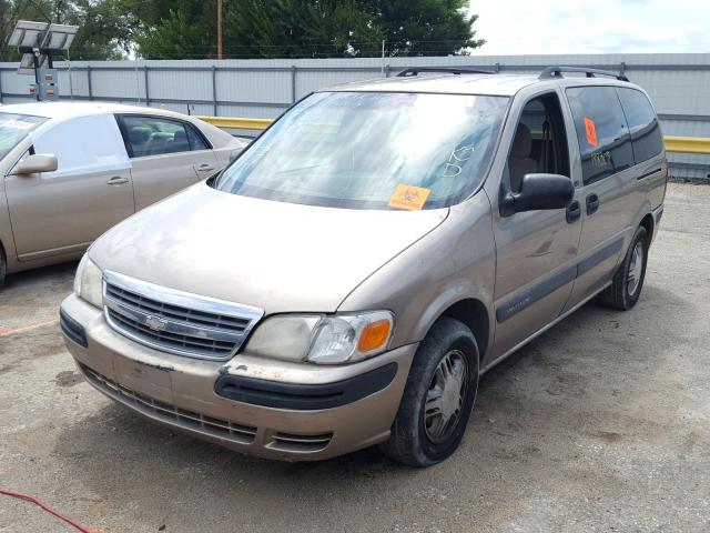 1GNDX03E14D126961 - 2004 CHEVROLET VENTURE TAN photo 2