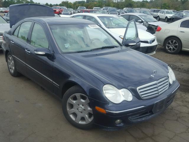 WDBRF92H46F804657 - 2006 MERCEDES-BENZ C GENERATI BLUE photo 1