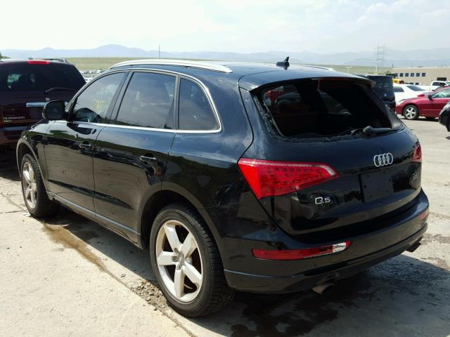 WA1VKAFP3AA013681 - 2010 AUDI Q5 PRESTIG BLACK photo 3