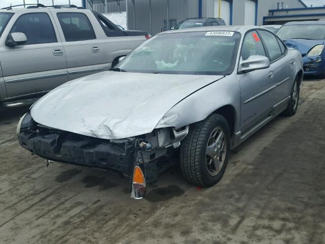 1G2WP52K51F222778 - 2001 PONTIAC GRAND PRIX SILVER photo 2