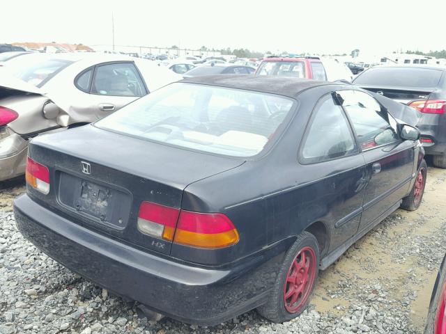 1HGEJ7225VL083409 - 1997 HONDA CIVIC HX BLACK photo 4