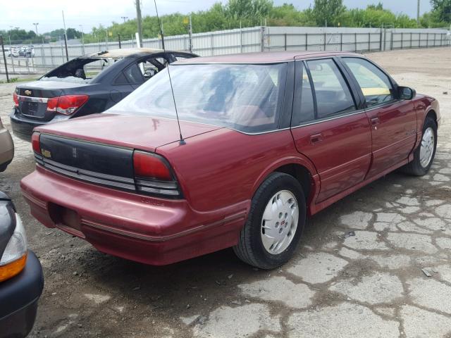 1G3WH54T4ND339929 - 1992 OLDSMOBILE CUTLASS SU MAROON photo 4