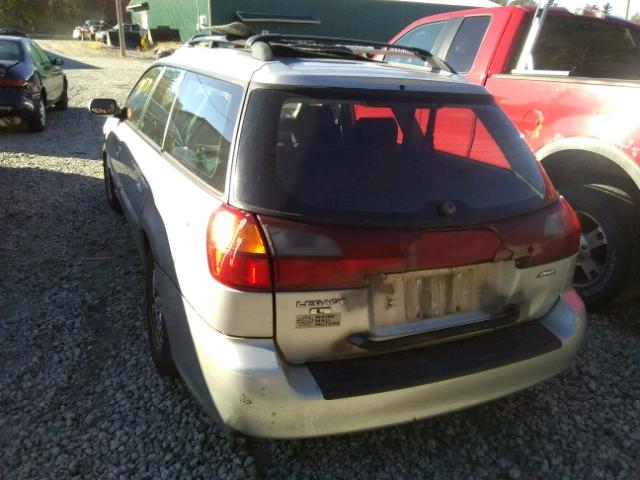 4S3BH635537311558 - 2003 SUBARU LEGACY TWO TONE photo 3