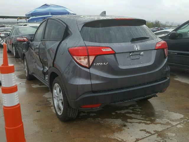 3CZRU5H32GM739282 - 2016 HONDA HR-V LX CHARCOAL photo 3