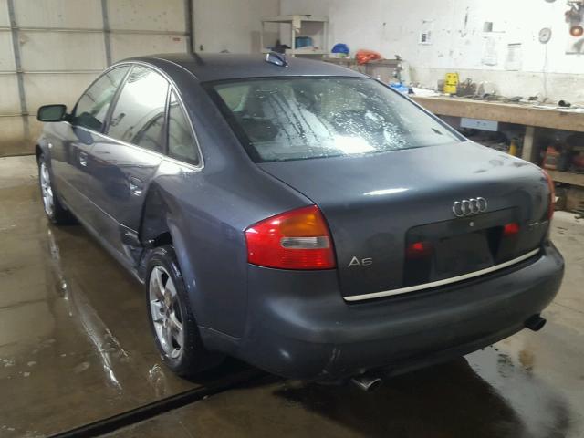 WAULT64B44N030871 - 2004 AUDI A6 3.0 QUA GRAY photo 3